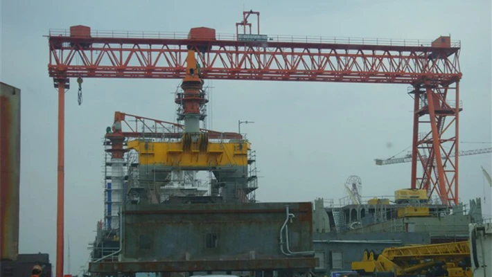 Grúa Goliat para astillero naval